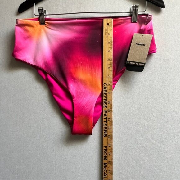NWT Nike Aurora Reversible High Waist Pink Bikini Bottom Sz XL - Picture 8 of 10